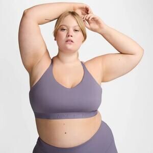 NIKE Dri-Fit Indy Padded Sports Bra in Daybreak Purple size 3X NEW with TAGS